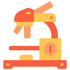 Microscope icon symbol element