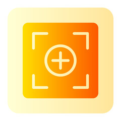 Fototapeta premium zoom gradient icon