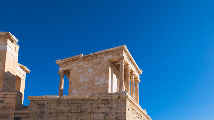 The Parthenon, temple on the Athenian Acropolis, Athens, Attica, Greece, beautiful summer view