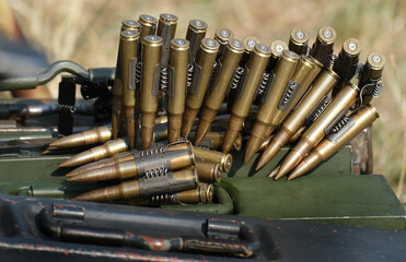 Yorkshire wartime experience show. Leeds, UK, August 2022. Military re-enactment event with...