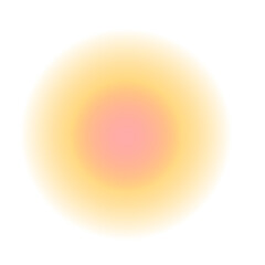 radial gradient in pink and yellow colours