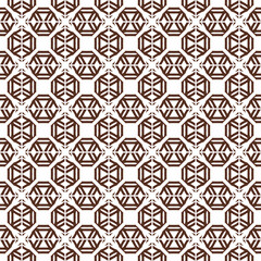 Fototapeta premium Geometric pattern. Seamless vector background. Ethnic graphic design.