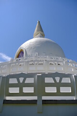 buddhist stupa in the sunshine