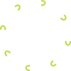 Geometric round frame 