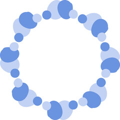 Geometric round frame 