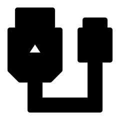 Usb Plug Vector Icon