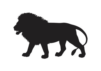 lion silhouette 01