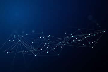 Abstract connect dots. Technology hi tech connection digital data design concept, illustration