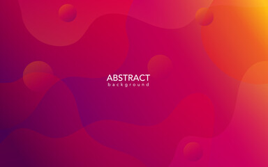 Abstract Pink background with waves, Pink banner