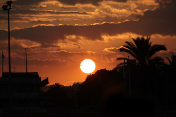 atardecer de otoño