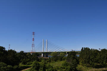 【埼玉県】荒川河川敷 彩湖 幸魂大橋