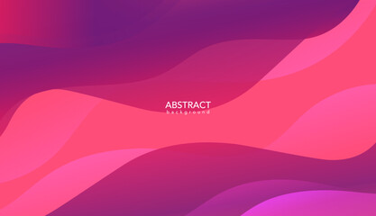 Abstract pink background with waves