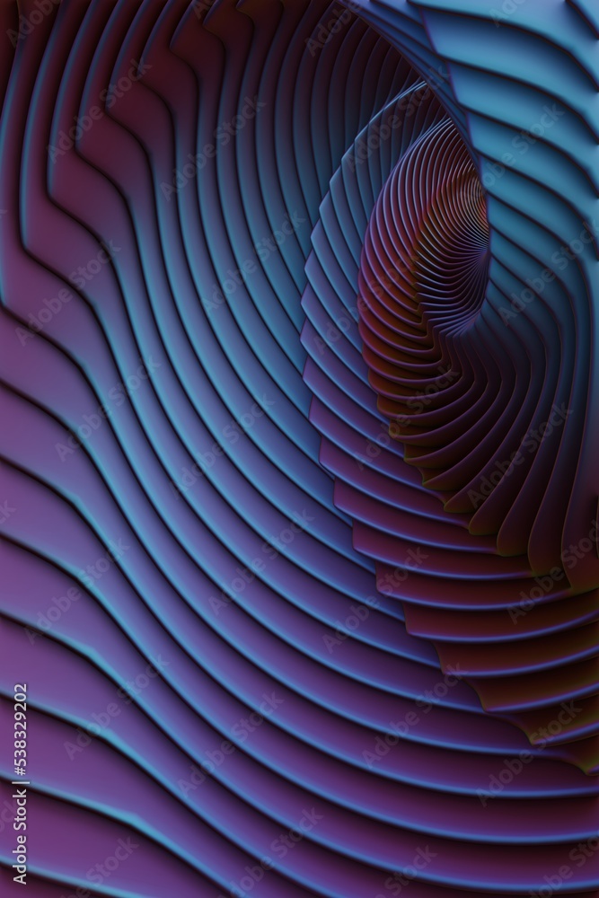 Leinwandbilder wonderful abstract colourful swirls modern background. starburst dynamic wave. 3d rendering illustra