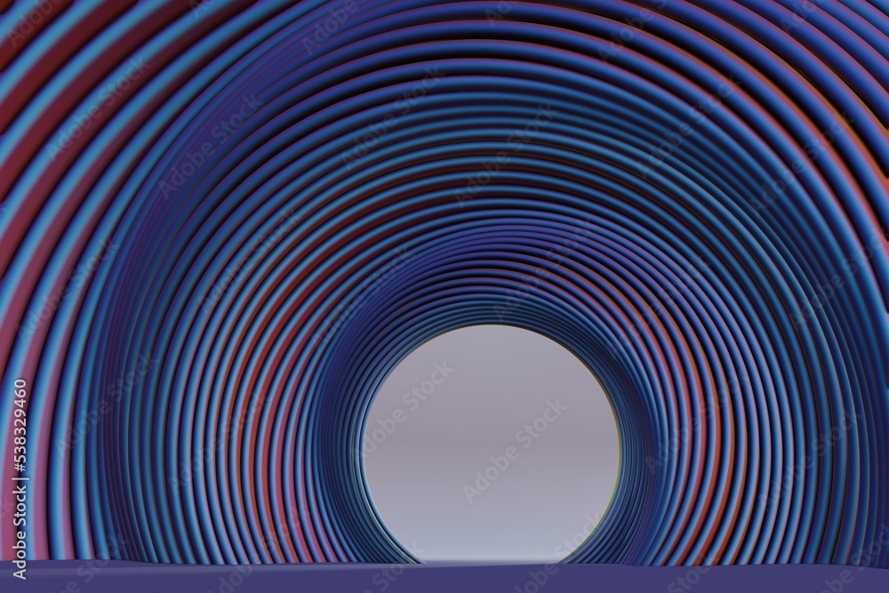 Poster abstract scene background. product presentation, mock up. geometric shiny swirl background. starburs