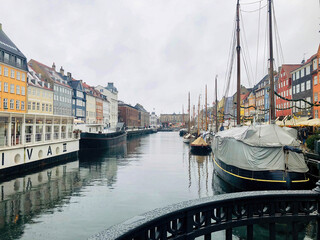 Nyhavn port view in Copenhagen 2