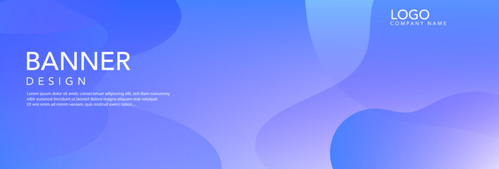 blue abstract background, Blue banner