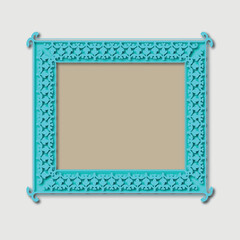 Frame, in the style of an ornament, Vector illustration eps 10, Art.