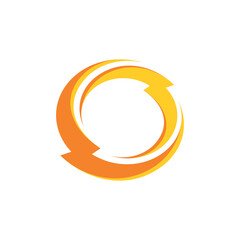 Solar Logo Design Vector