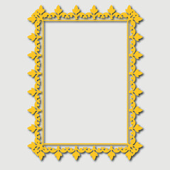 Frame, in the style of an ornament, Vector illustration eps 10, Art.