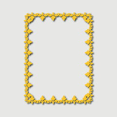 Frame, in the style of an ornament, Vector illustration eps 10, Art.