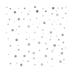 Silver Metallic Dots