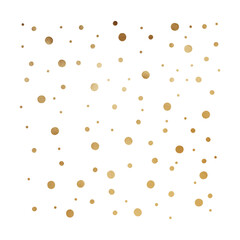 Golden Metallic Dots