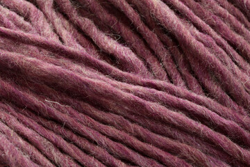 Fototapeta na wymiar wool thread of a ball photographed very close