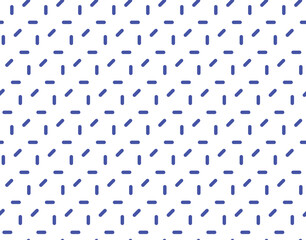 Seamless vector pattern of funny dashes, popular graphic design texture
