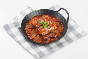 Cooking, food, braised hairtail, food ingredients, Korean food, Korean food, Korean food, hairtail, fish,요리, 음식,조림,갈치조림, 식재료, 한식, 한국음식 ,한국요리,갈치,생선,