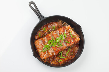 Cooking, food, braised hairtail, food ingredients, Korean food, Korean food, Korean food, hairtail, fish,요리, 음식,조림,갈치조림, 식재료, 한식, 한국음식 ,한국요리,갈치,생선,