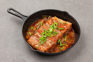 Cooking, food, braised hairtail, food ingredients, Korean food, Korean food, Korean food, hairtail, fish,요리, 음식,조림,갈치조림, 식재료, 한식, 한국음식 ,한국요리,갈치,생선,