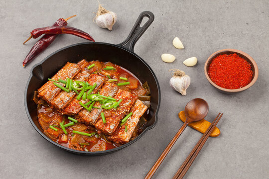 Cooking, food, braised hairtail, food ingredients, Korean food, Korean food, Korean food, hairtail, fish,요리, 음식,조림,갈치조림, 식재료, 한식, 한국음식 ,한국요리,갈치,생선,