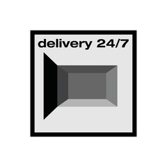 Vector parcel locker icon for your delivery business. 