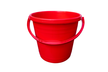 


Red Plastic Balti isolated on the background