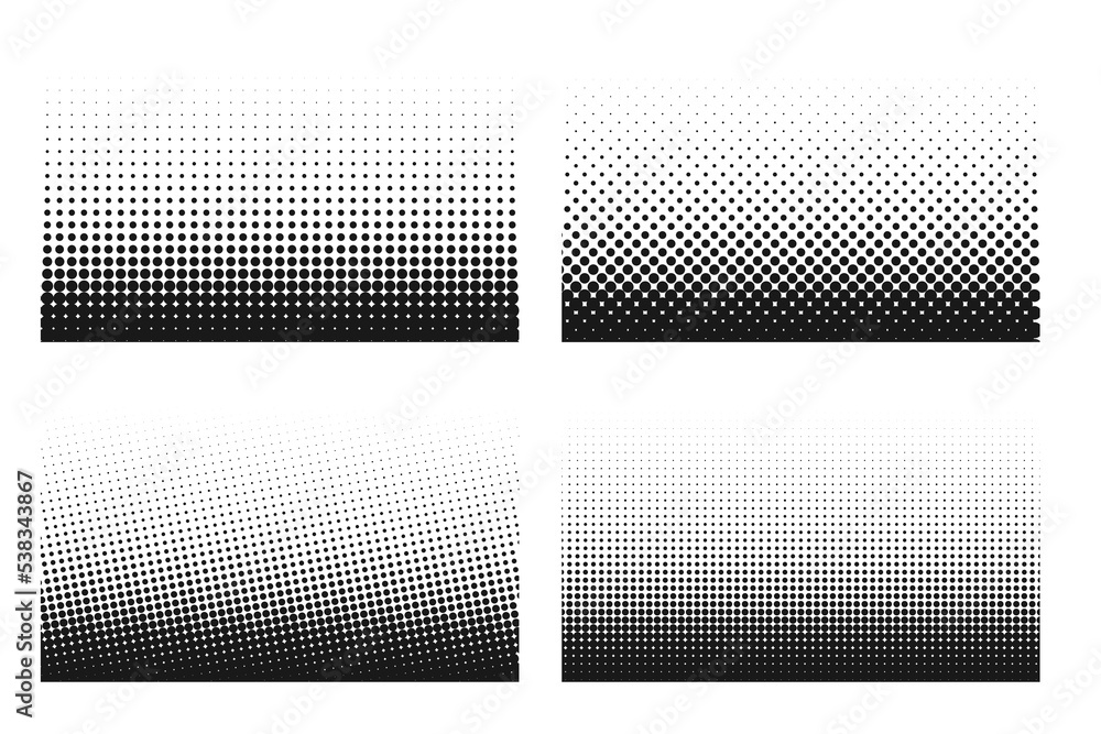Wall mural abstract grunge halftone distorted texture background design