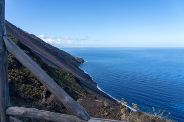 Island Stromboli in September 2022