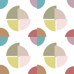 Abstract vector geometric pattern, background design in Bauhaus style, for web design, business card, invitation, poster, cover.