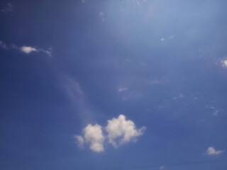 blue sky with clouds