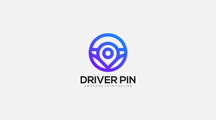 Location Map Pin Car Driver Navigation Find Logo Design