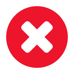 Obraz premium Closure icon. Check mark sign. Isolated vector element.