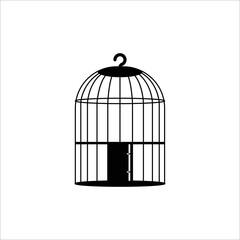 Trap door pet cage icon