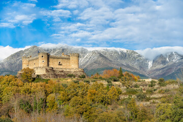 Castle, Mombeltrán. The province of Ávila, Castilla y León, Spain.