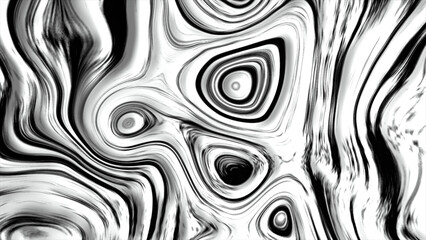 Abstract paint ink in motion. Abstract black and white background template.. Moving black and white spots.