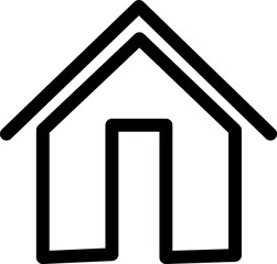 Home Icon Vector Illustration Style