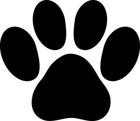 paw vector icons illustration on white background..eps
