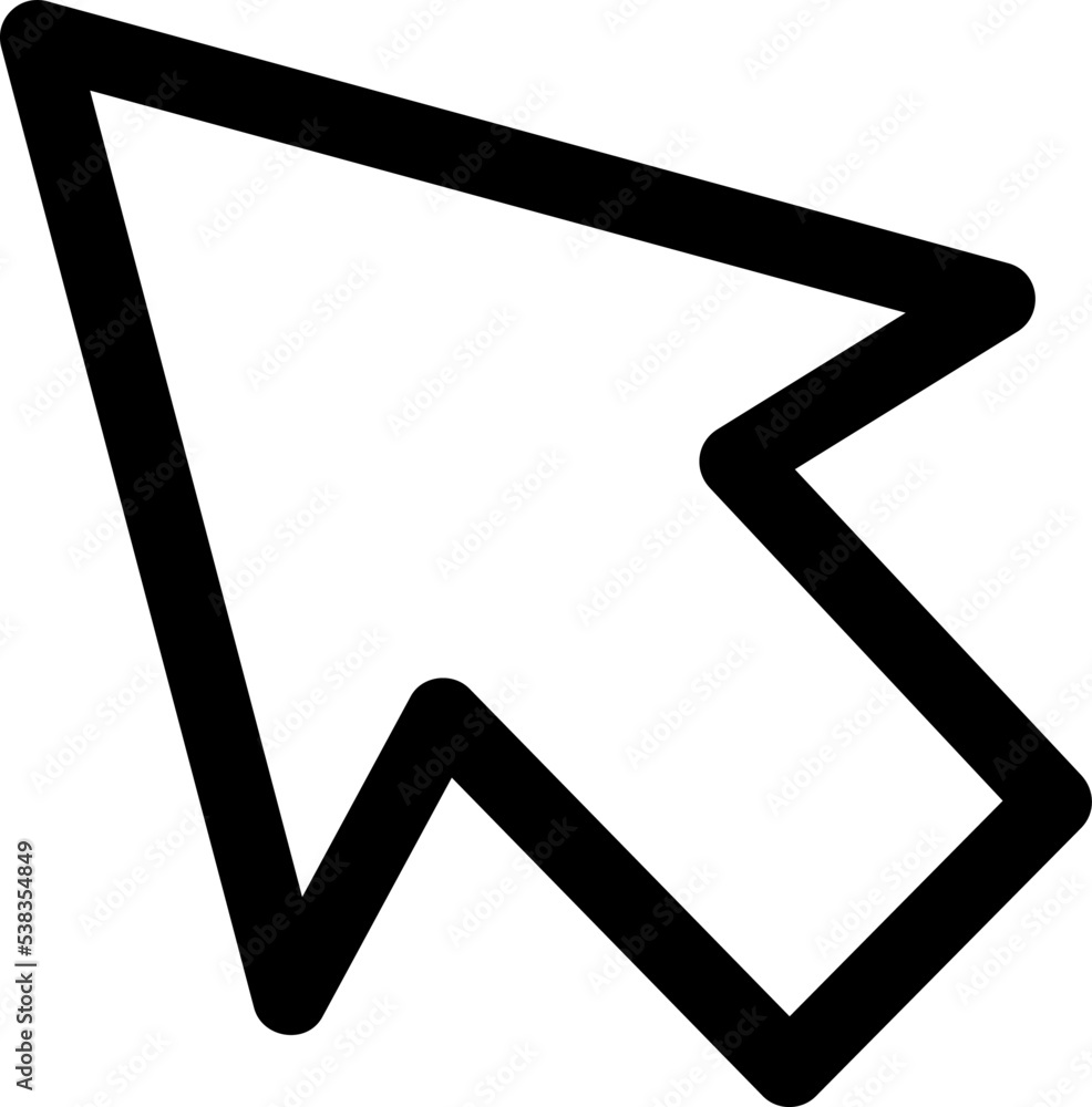 Poster pointer arrow icon vector illustration.eps