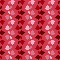 Abstract rounded ornament for decorating any surfaces or things. Seamless pattern.