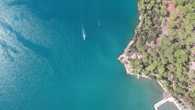 Aerial view of Akyaka - Muğla Turkey