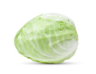 Fototapeta premium Pointed cabbage isolated on transparent png