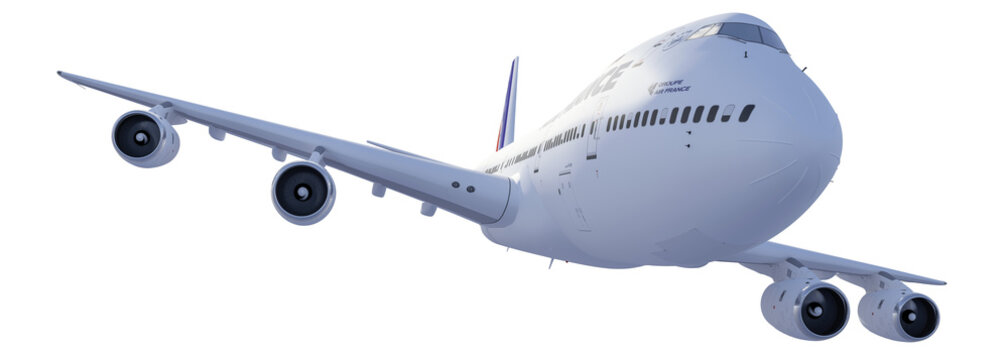 boeing 747 200 air france aircraft in flight